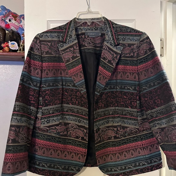 Koret Multicolor Patterned Blazer - Picture 1 of 6